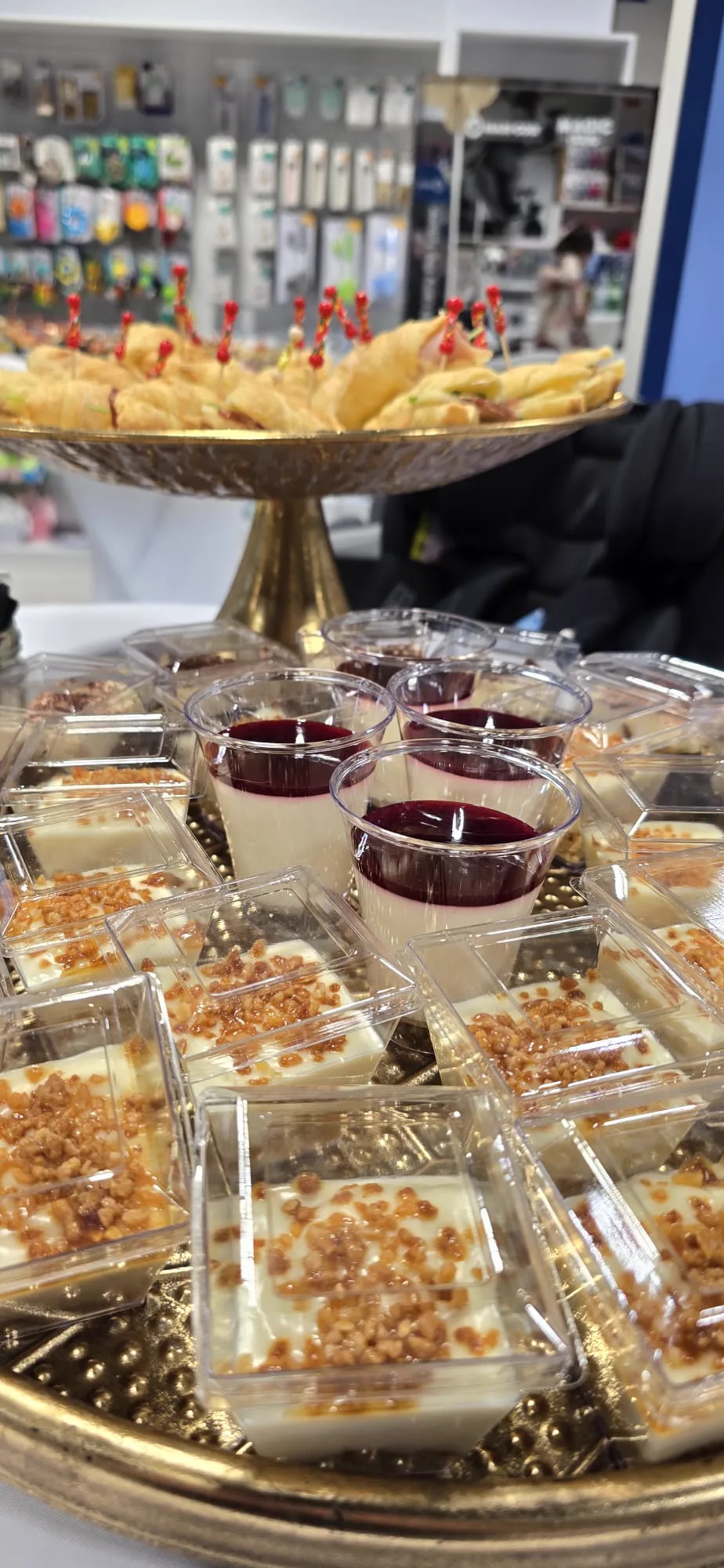 Panna cotta i peciva